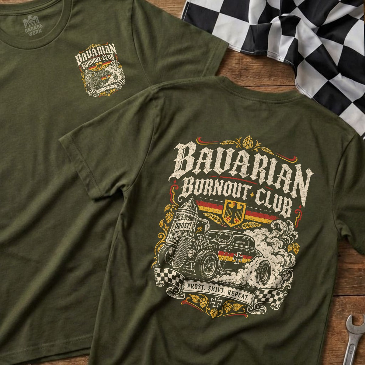 Military Green | Front & Back