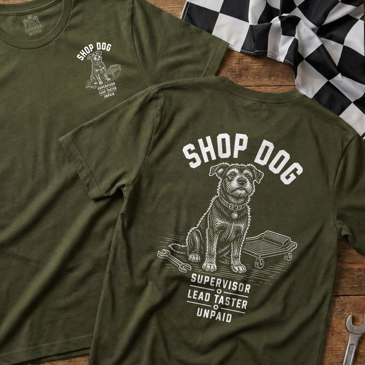 Military Green | Front & Back