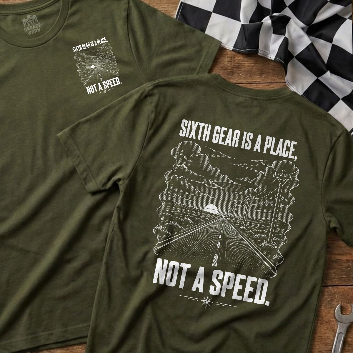 Military Green | Front & Back
