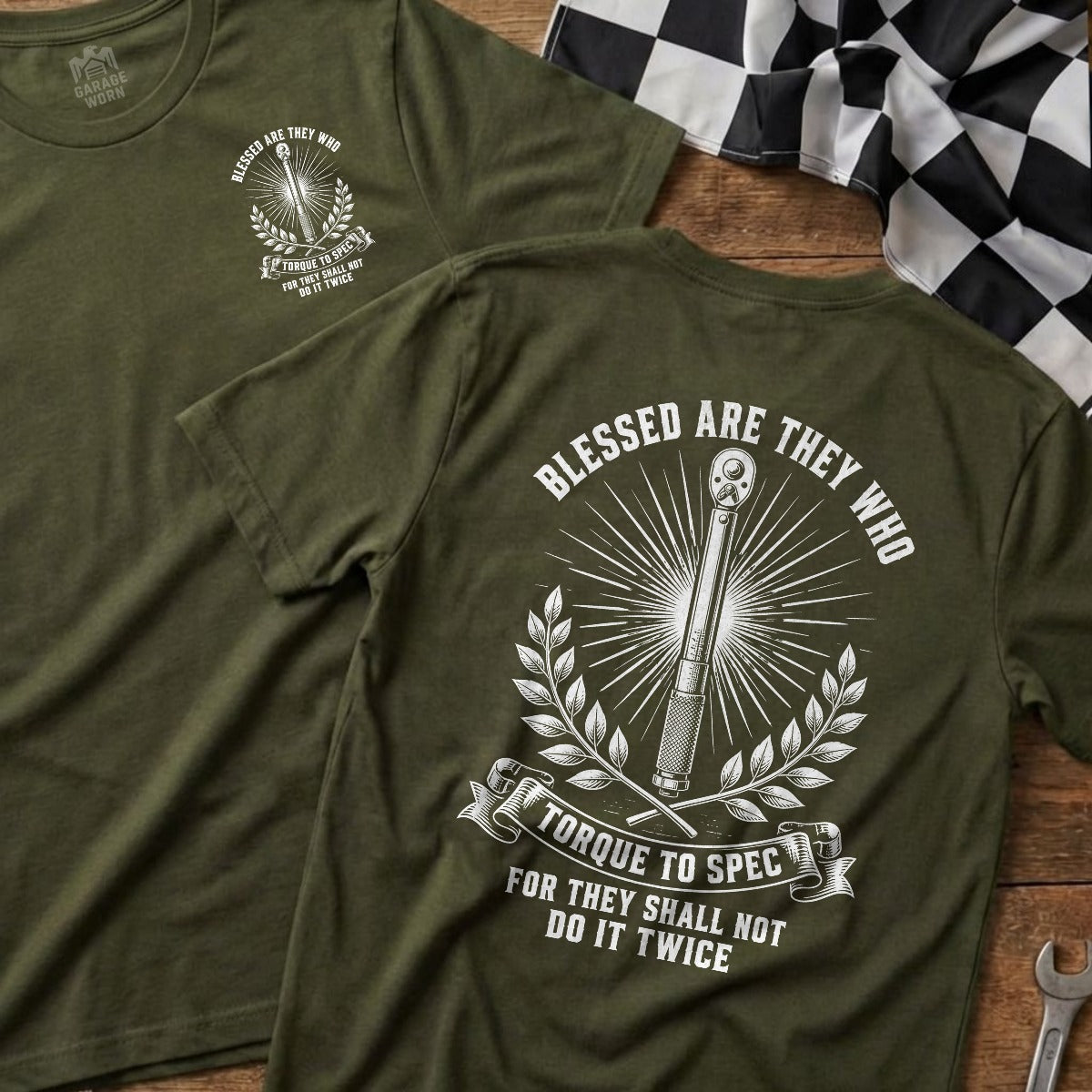 Military Green | Front & Back