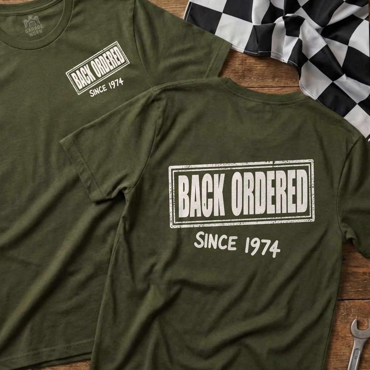 Military Green | Front & Back