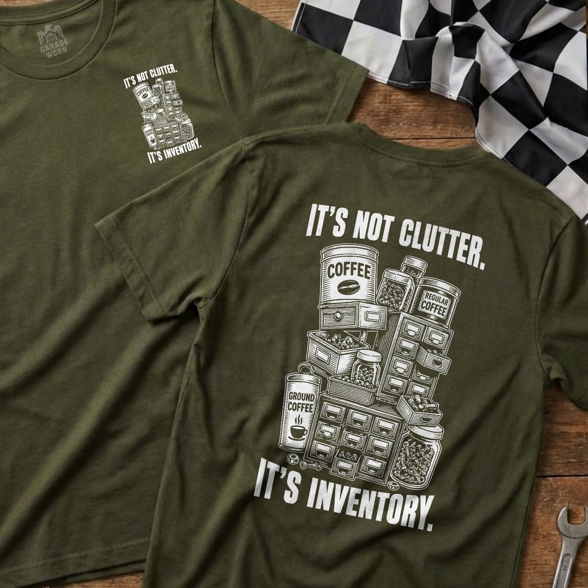 Military Green | Front & Back