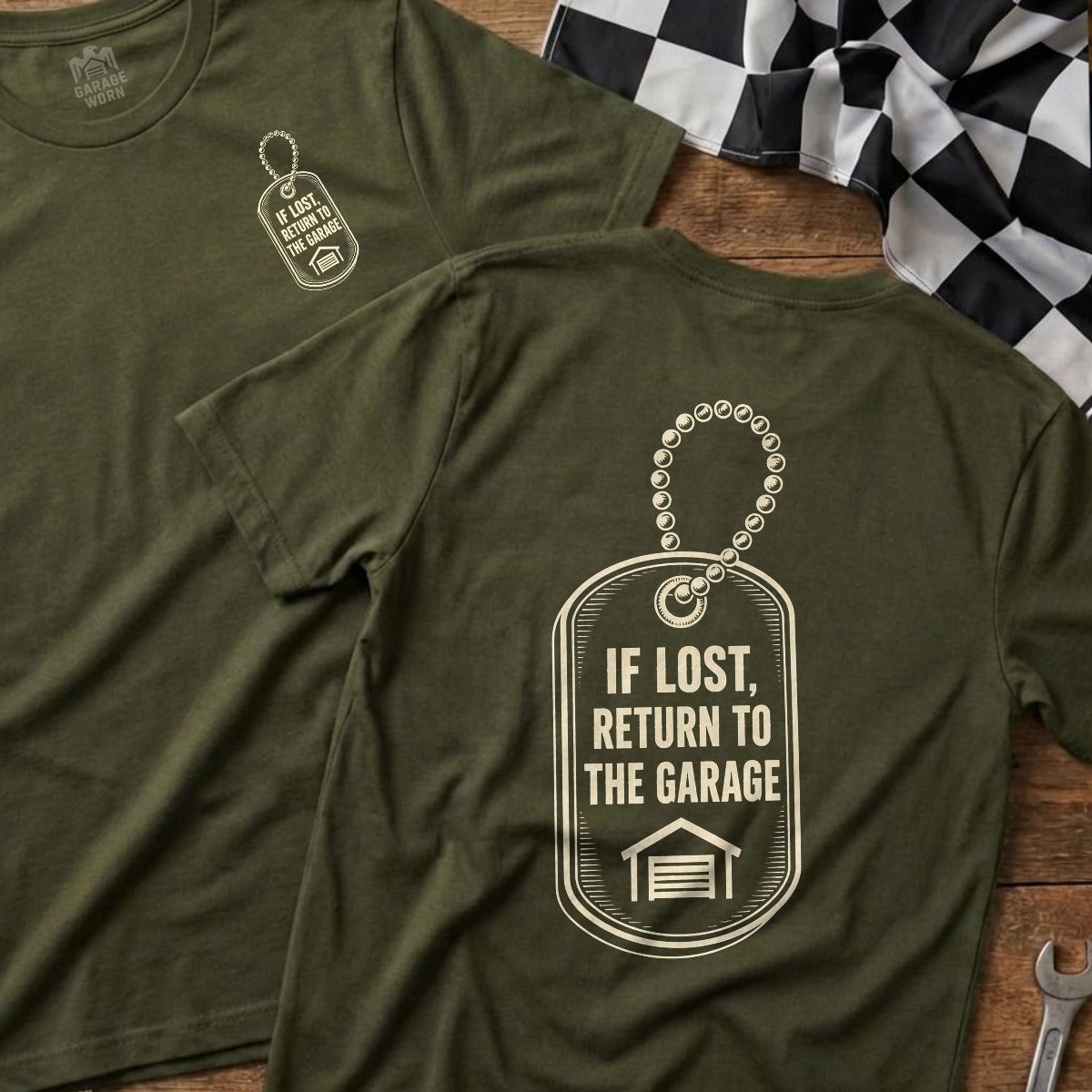 Military Green | Front & Back