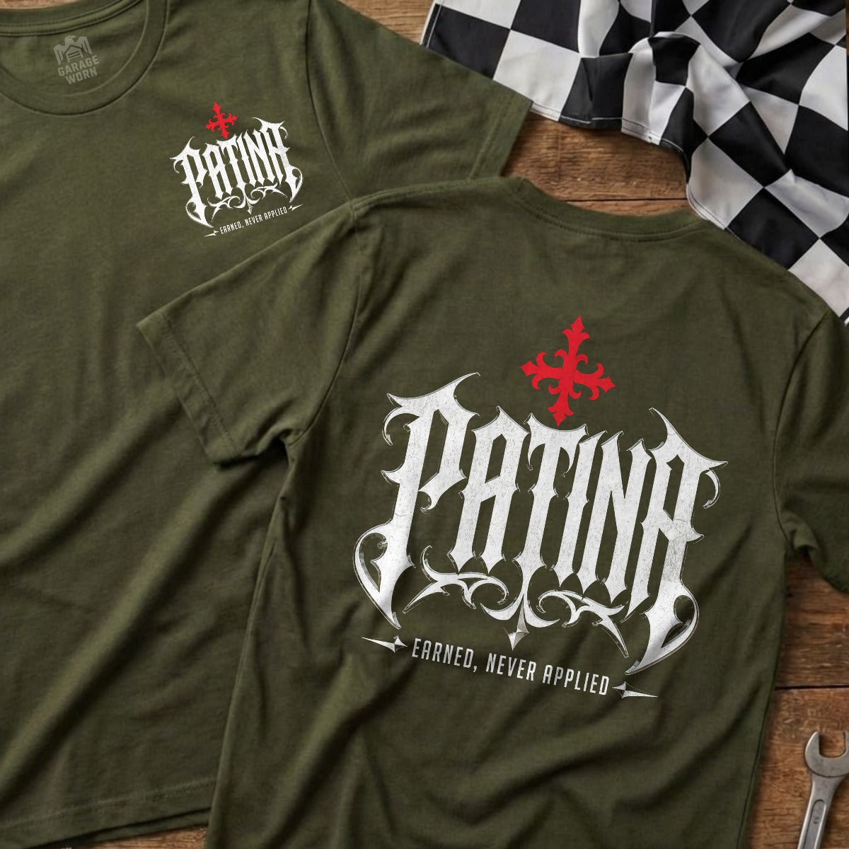 Military Green | Front & Back