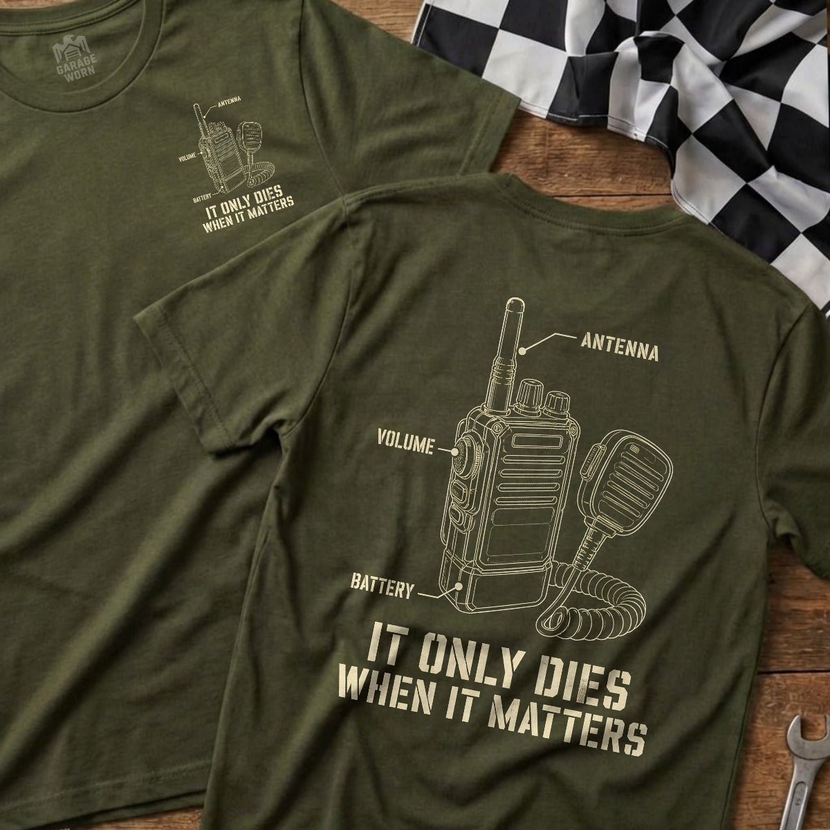 Military Green | Front & Back