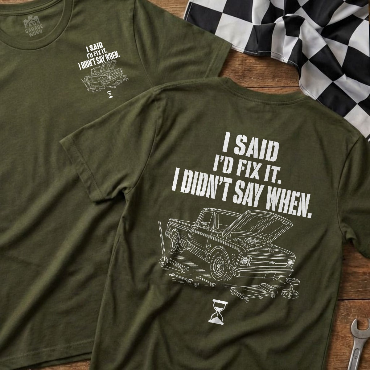 Military Green | Front & Back