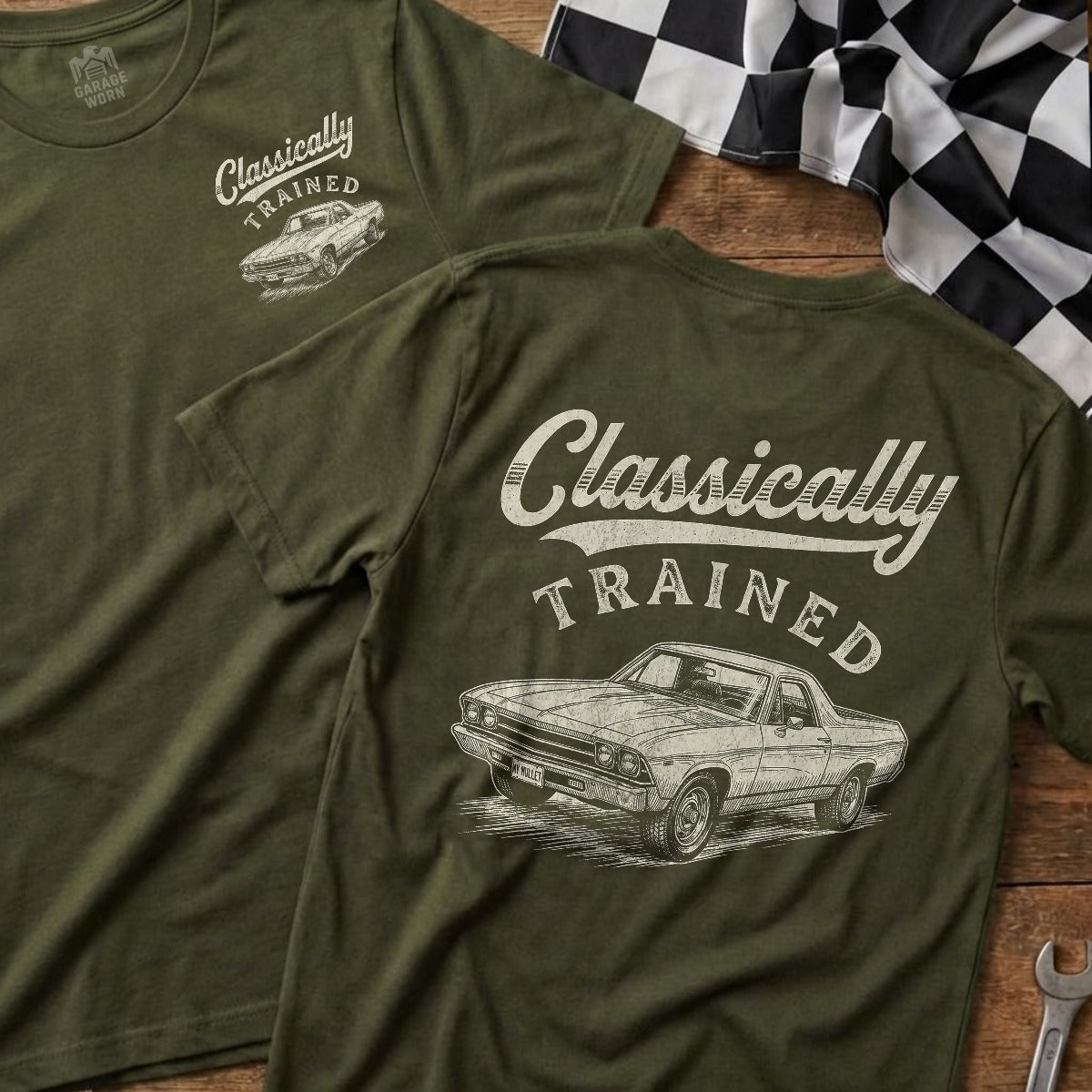 Military Green | Front & Back