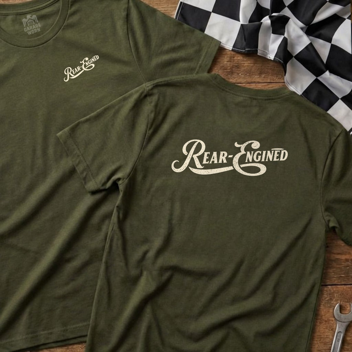 Military Green | Left Chest + Back