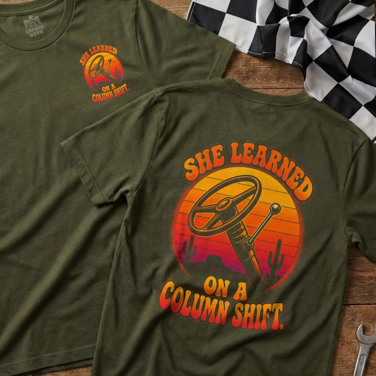 Military Green | Front & Back