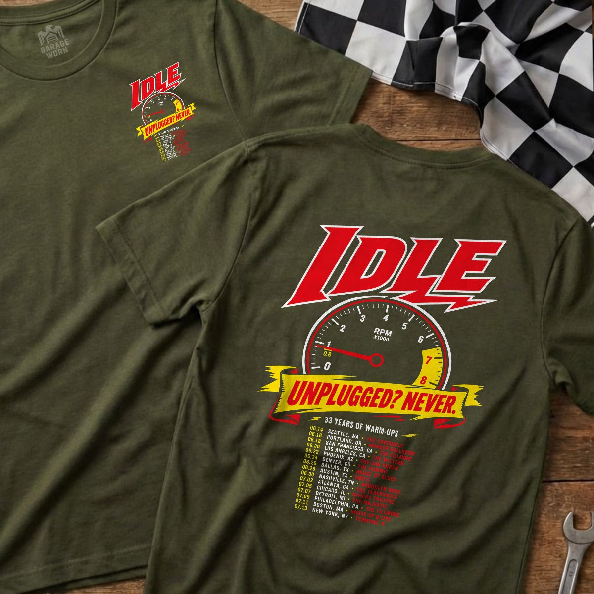 Military Green | Front & Back