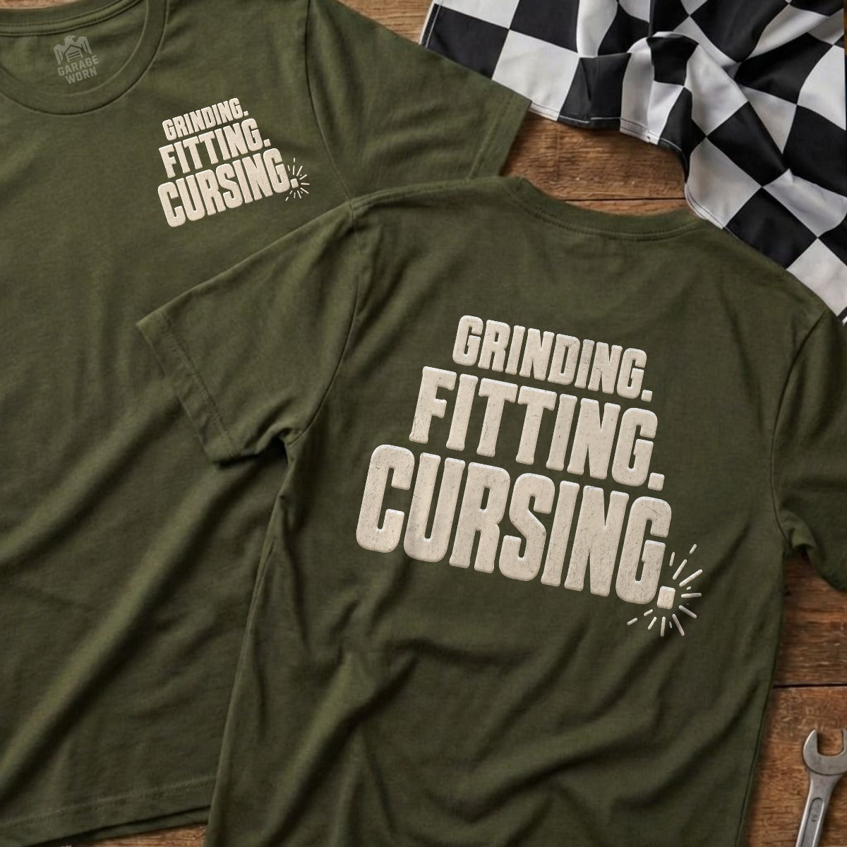Military Green | Front & Back