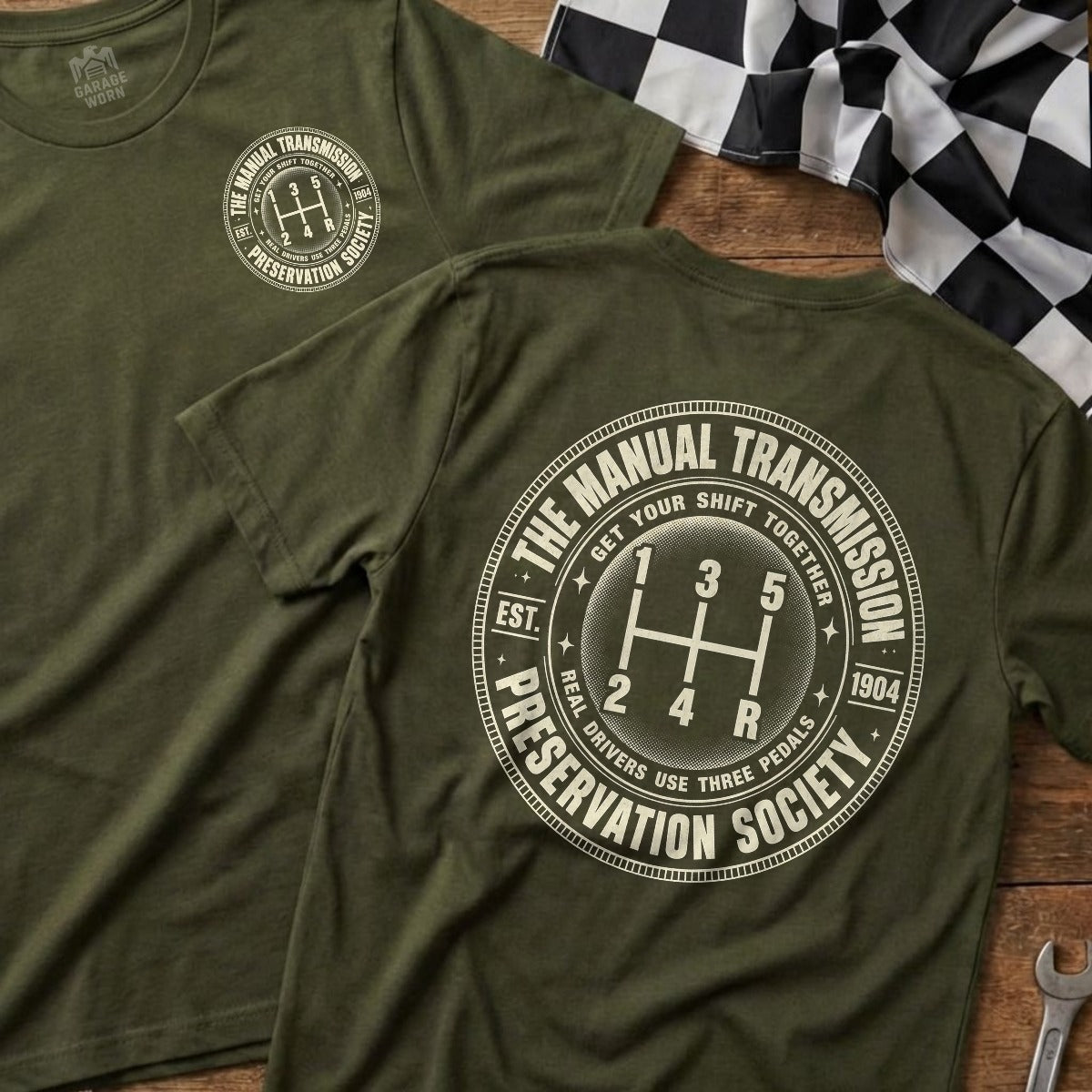 Military Green | Front & Back