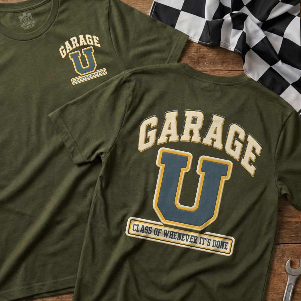 Military Green | Front & Back