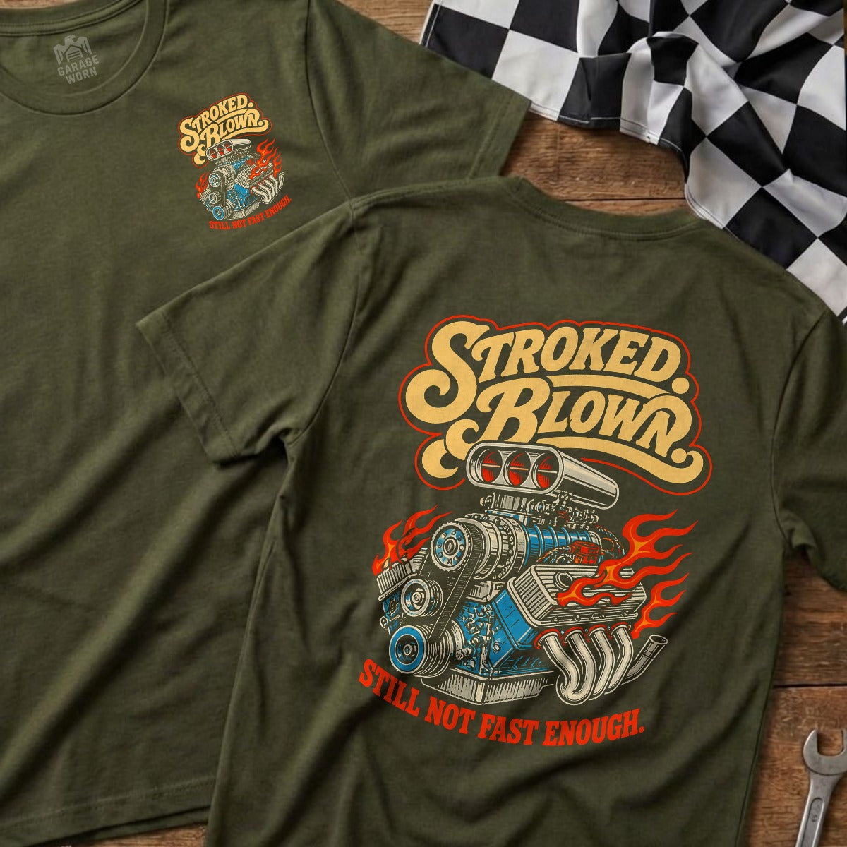 Military Green | Front & Back