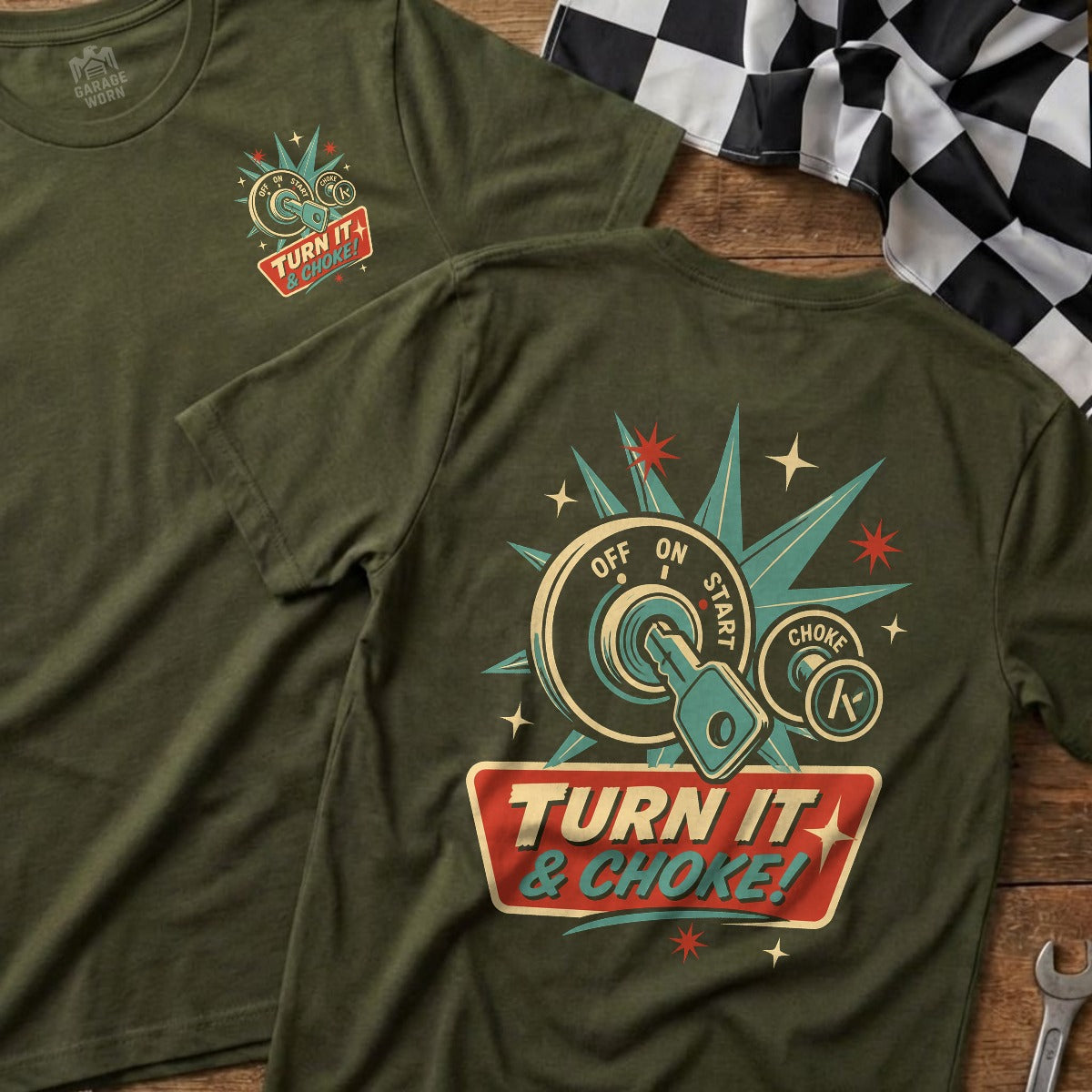 Military Green | Front & Back