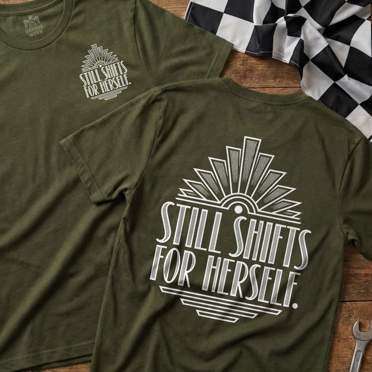 Military Green | Front & Back