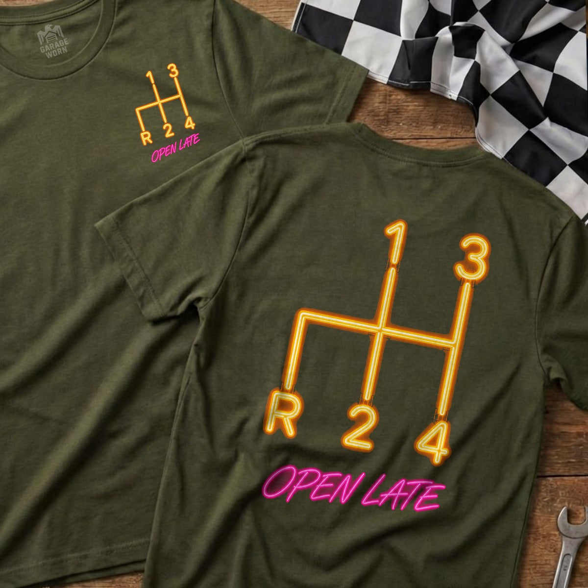 Military Green | Front & Back