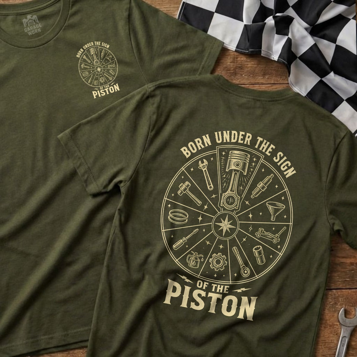 Military Green | Front & Back
