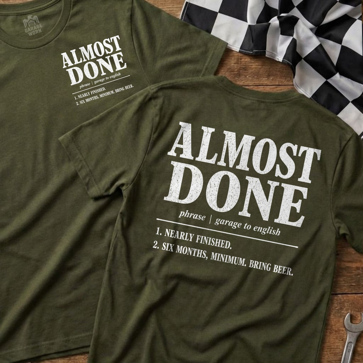 Military Green | Front & Back