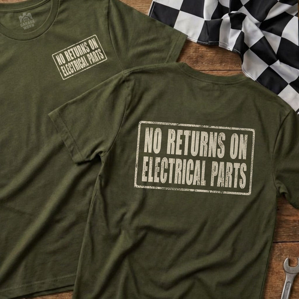 Military Green | Front & Back