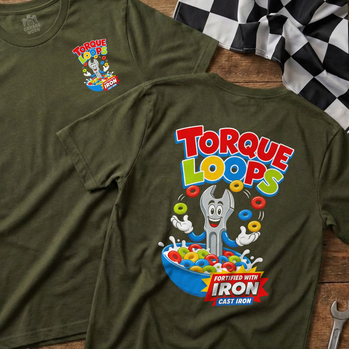 Military Green | Front & Back