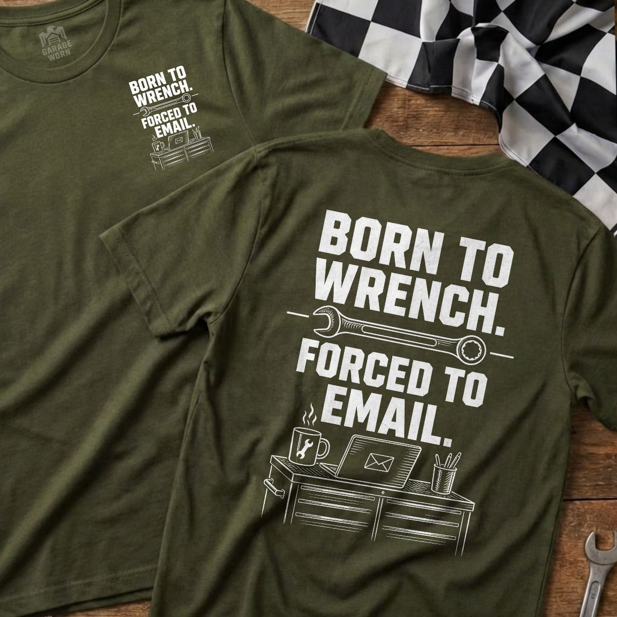 Military Green | Front & Back