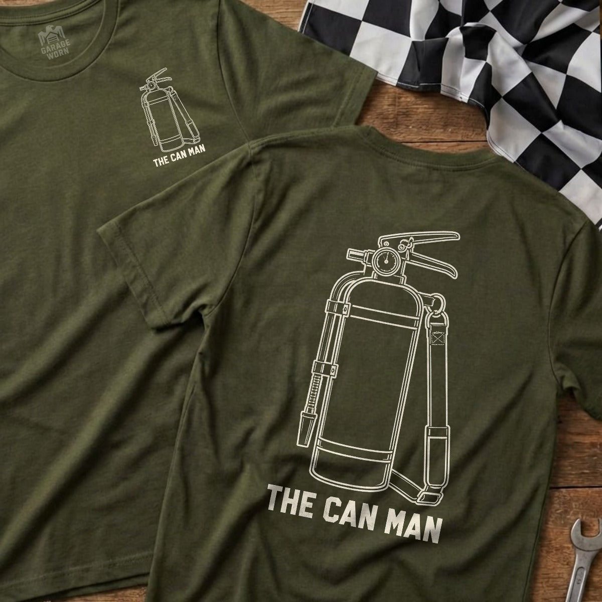 Military Green | Front & Back