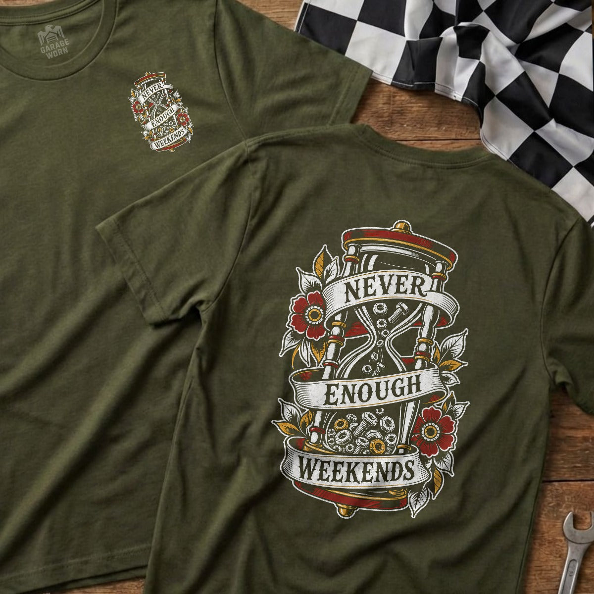 Military Green | Front & Back