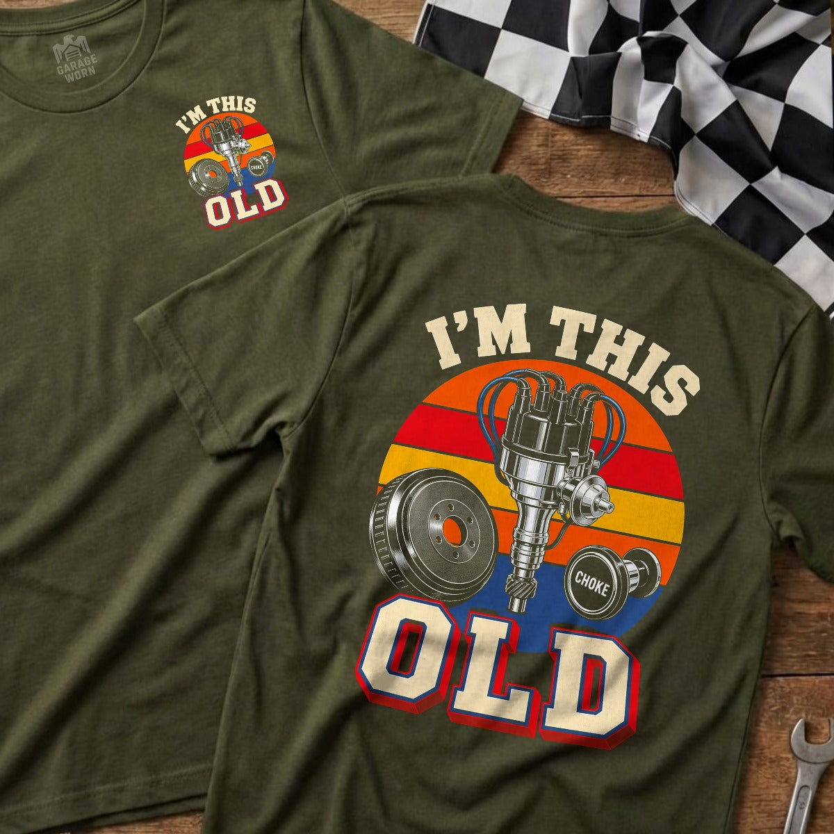 Military Green | Front & Back