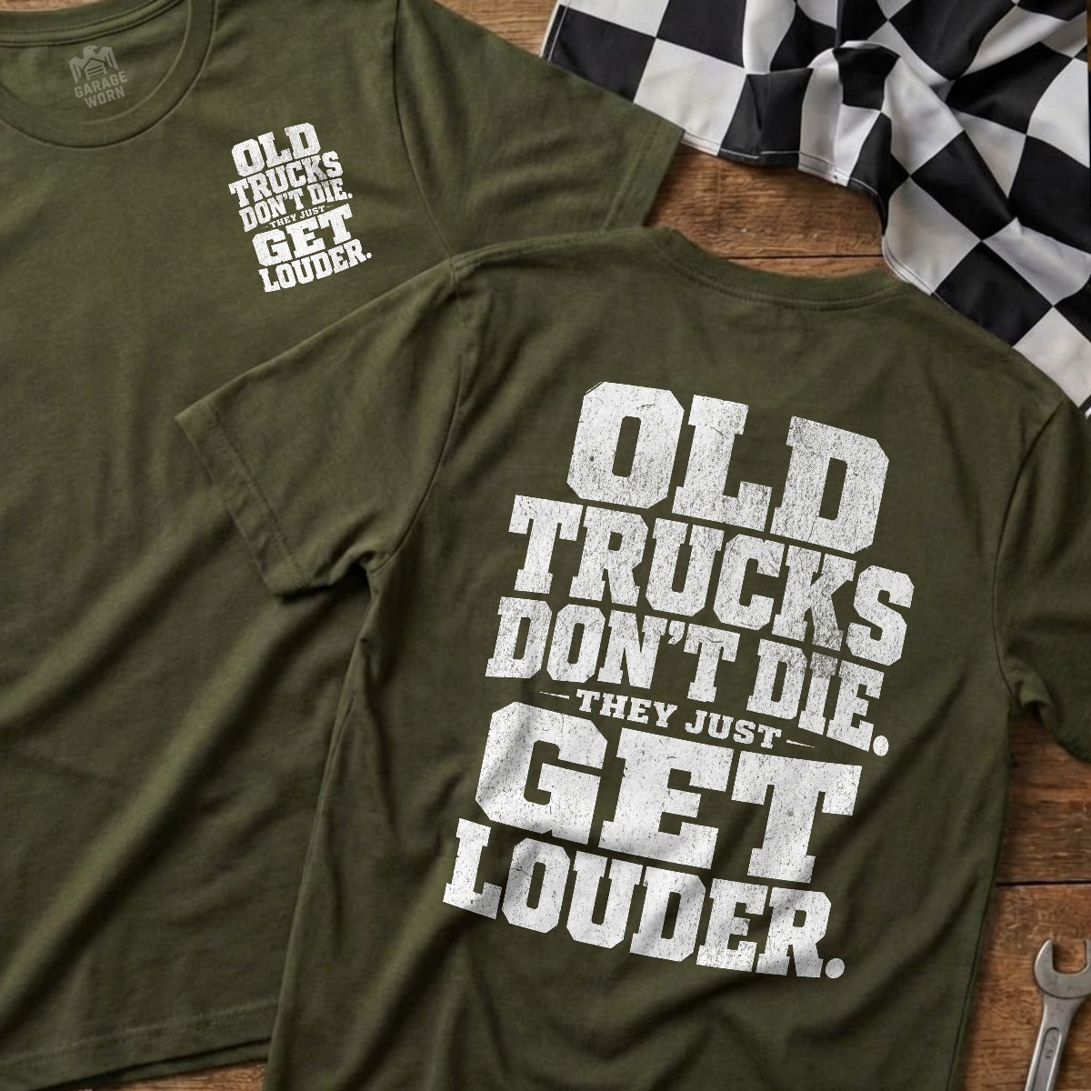 Military Green | Front & Back