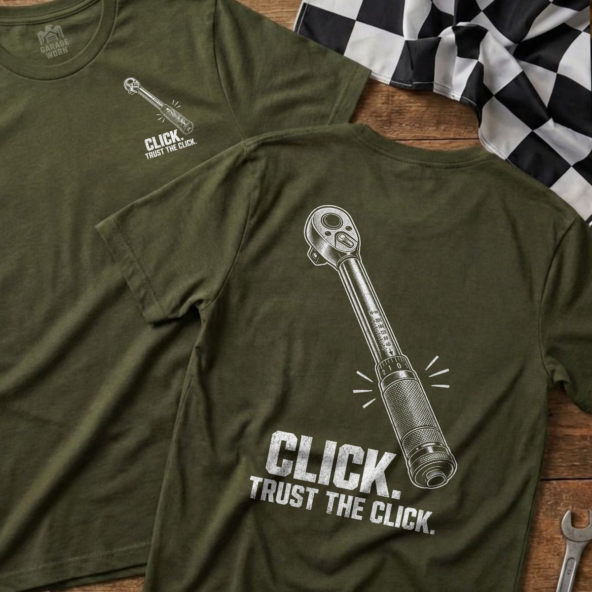 Military Green | Front & Back