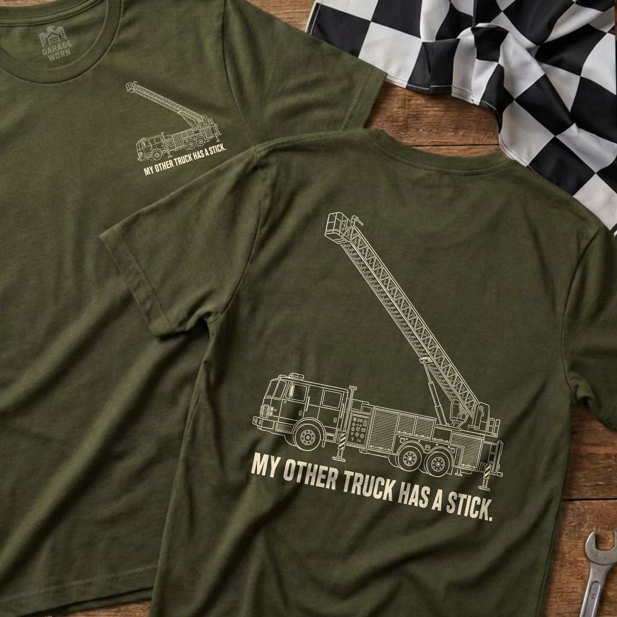 Military Green | Front & Back