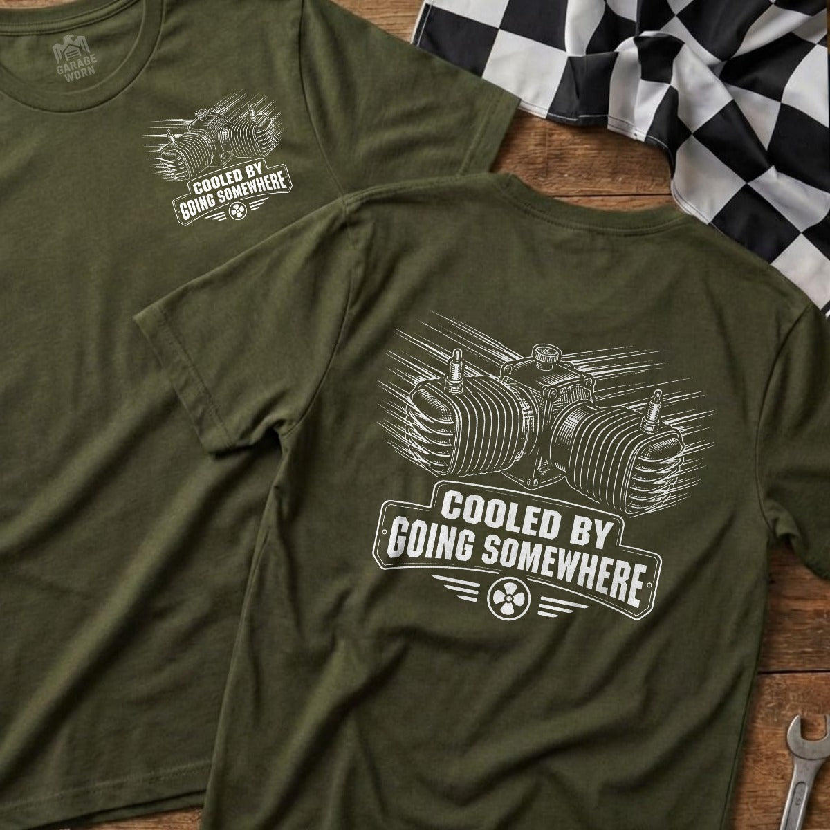 Military Green | Front & Back