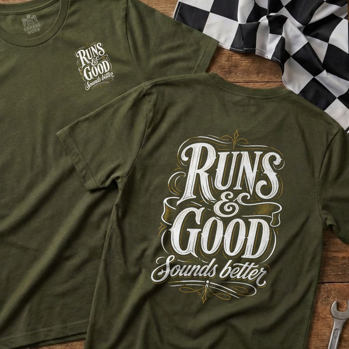 Military Green | Front & Back