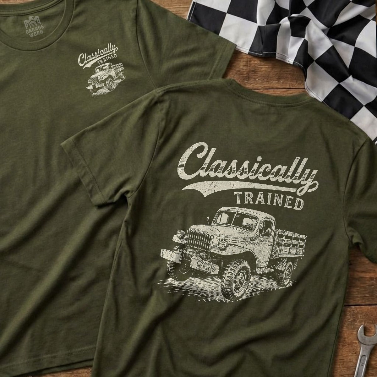 Military Green | Front & Back