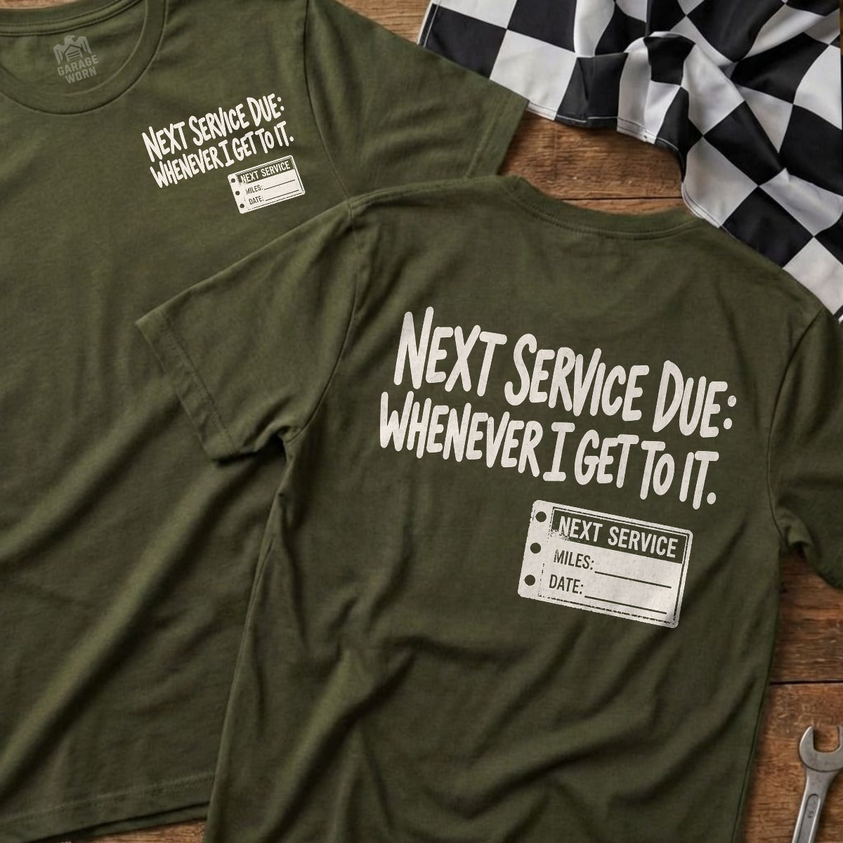 Military Green | Front & Back