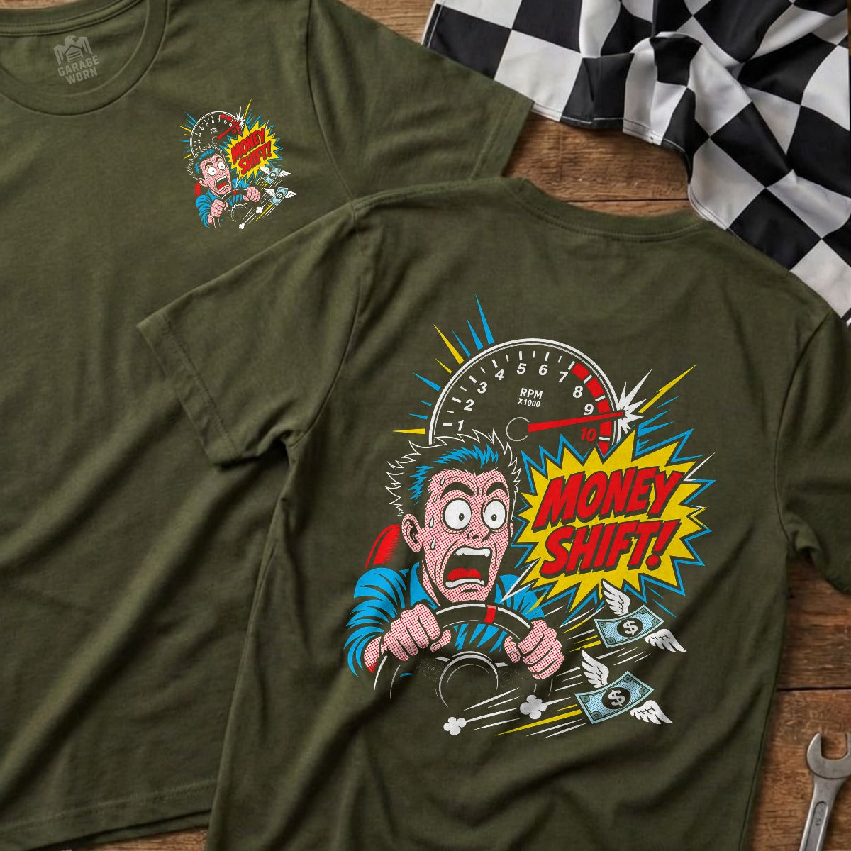 Military Green | Front & Back