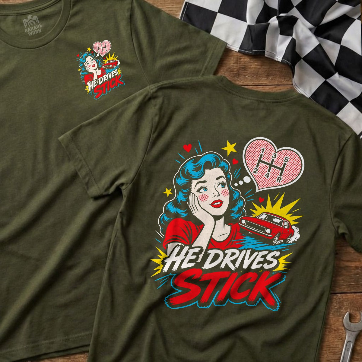Military Green | Front & Back
