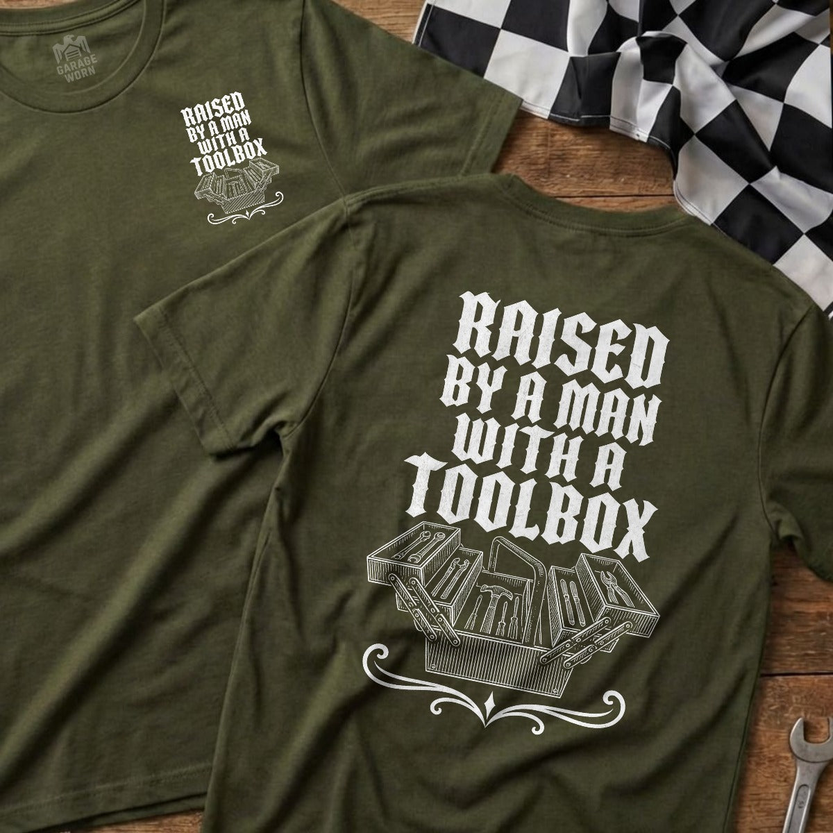 Military Green | Front & Back