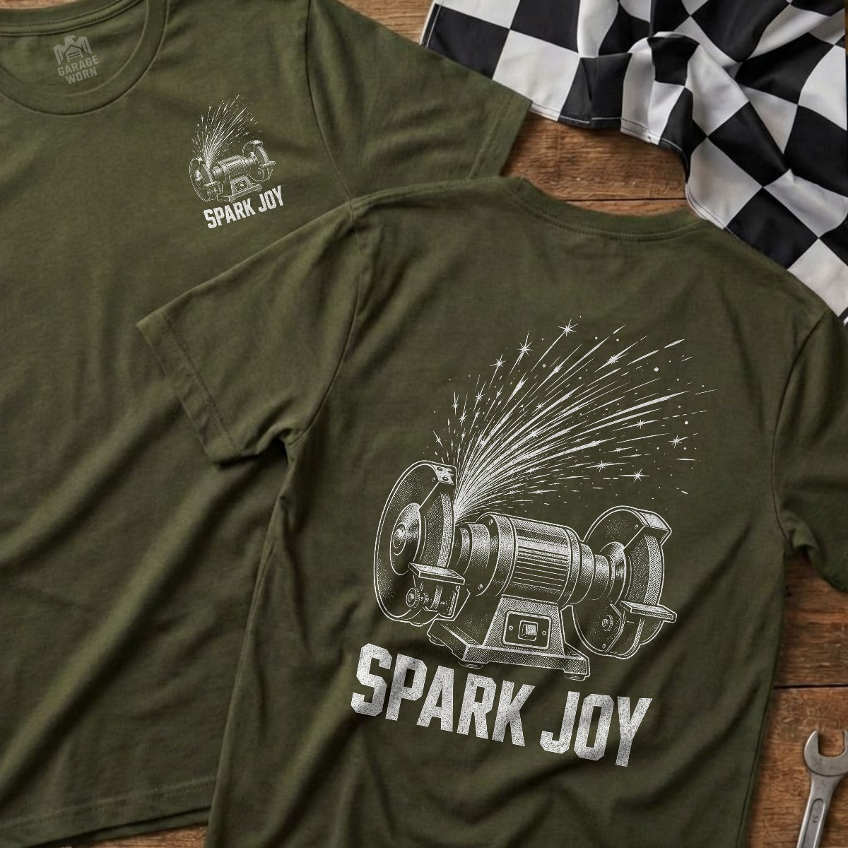 Military Green | Front & Back