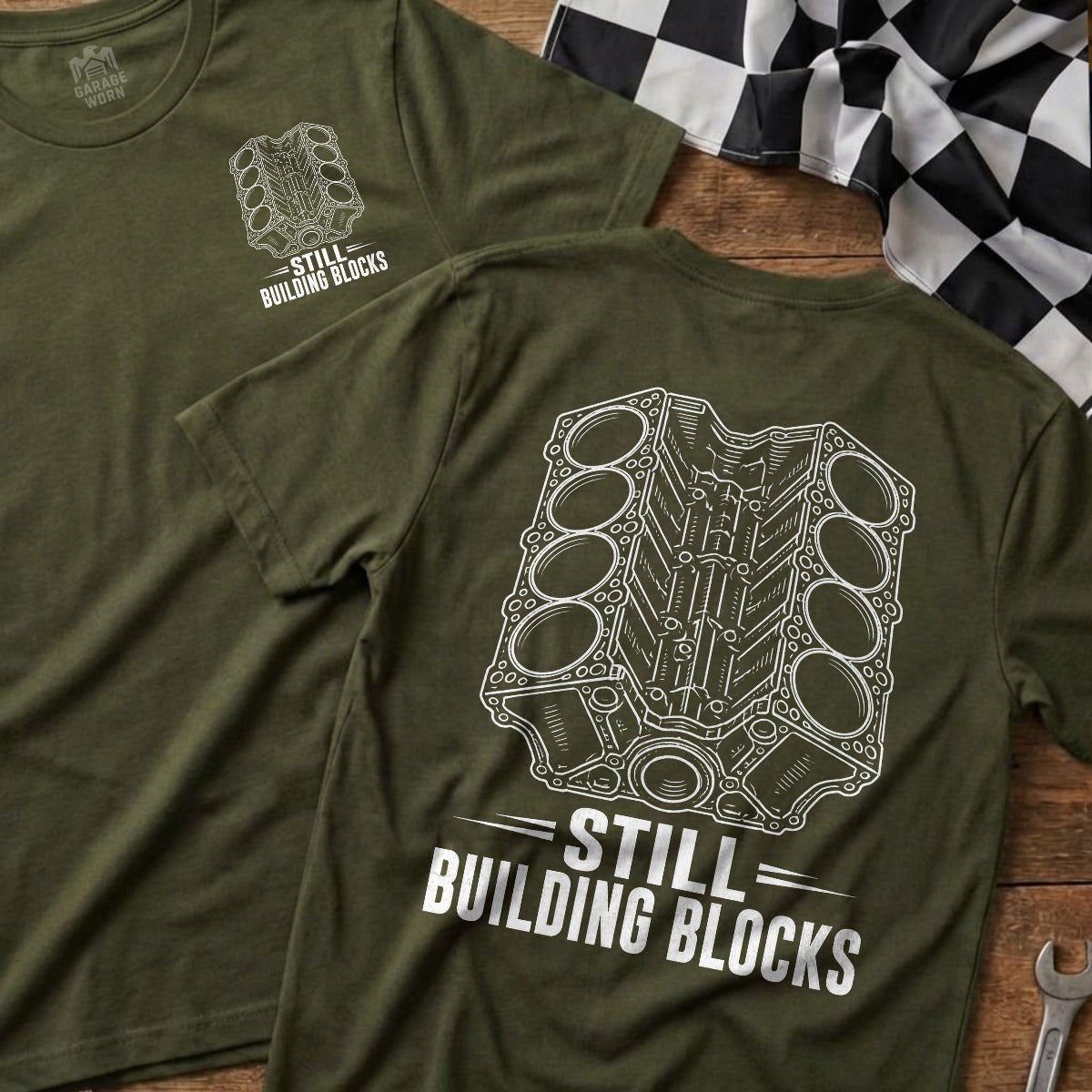 Military Green | Front & Back