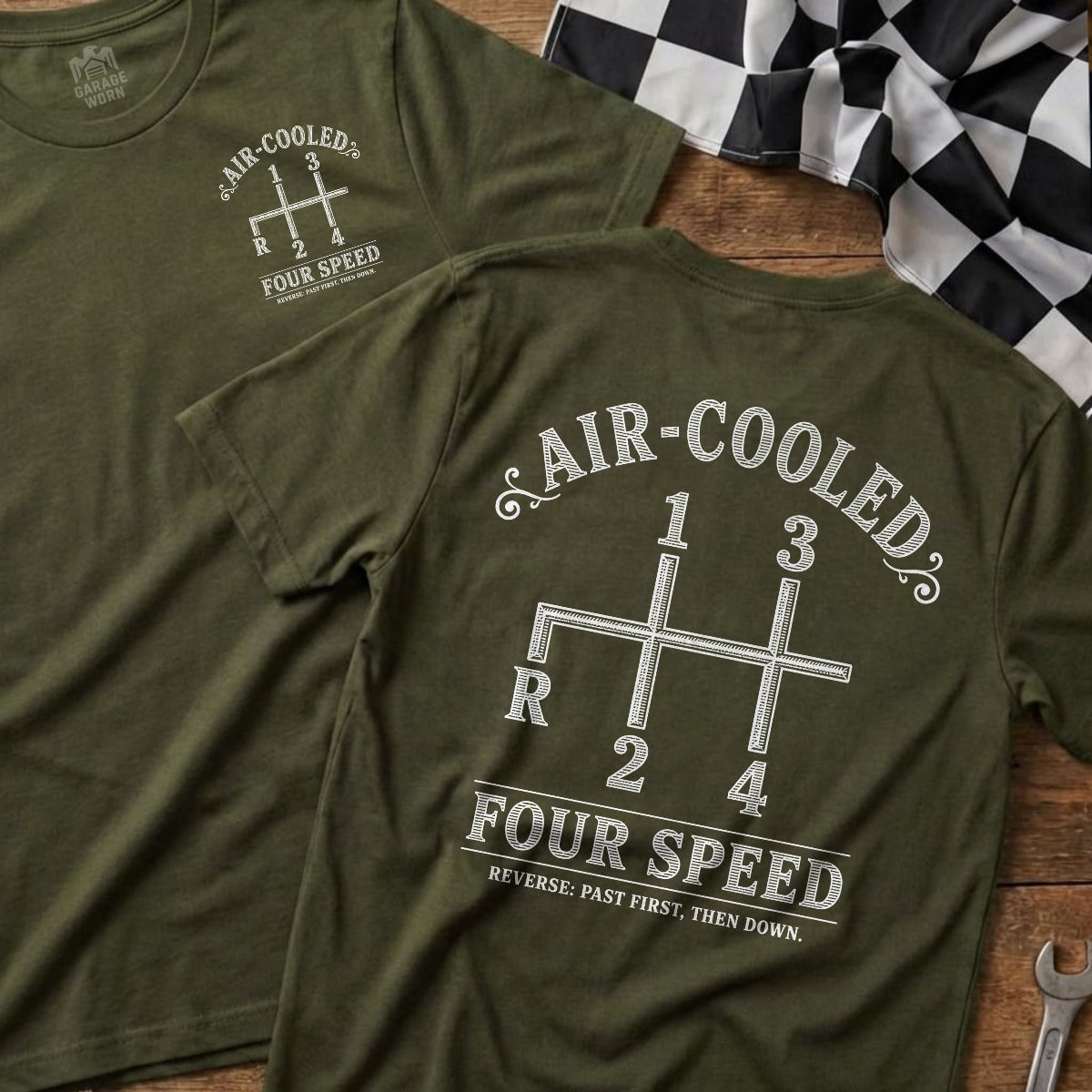 Military Green | Front & Back