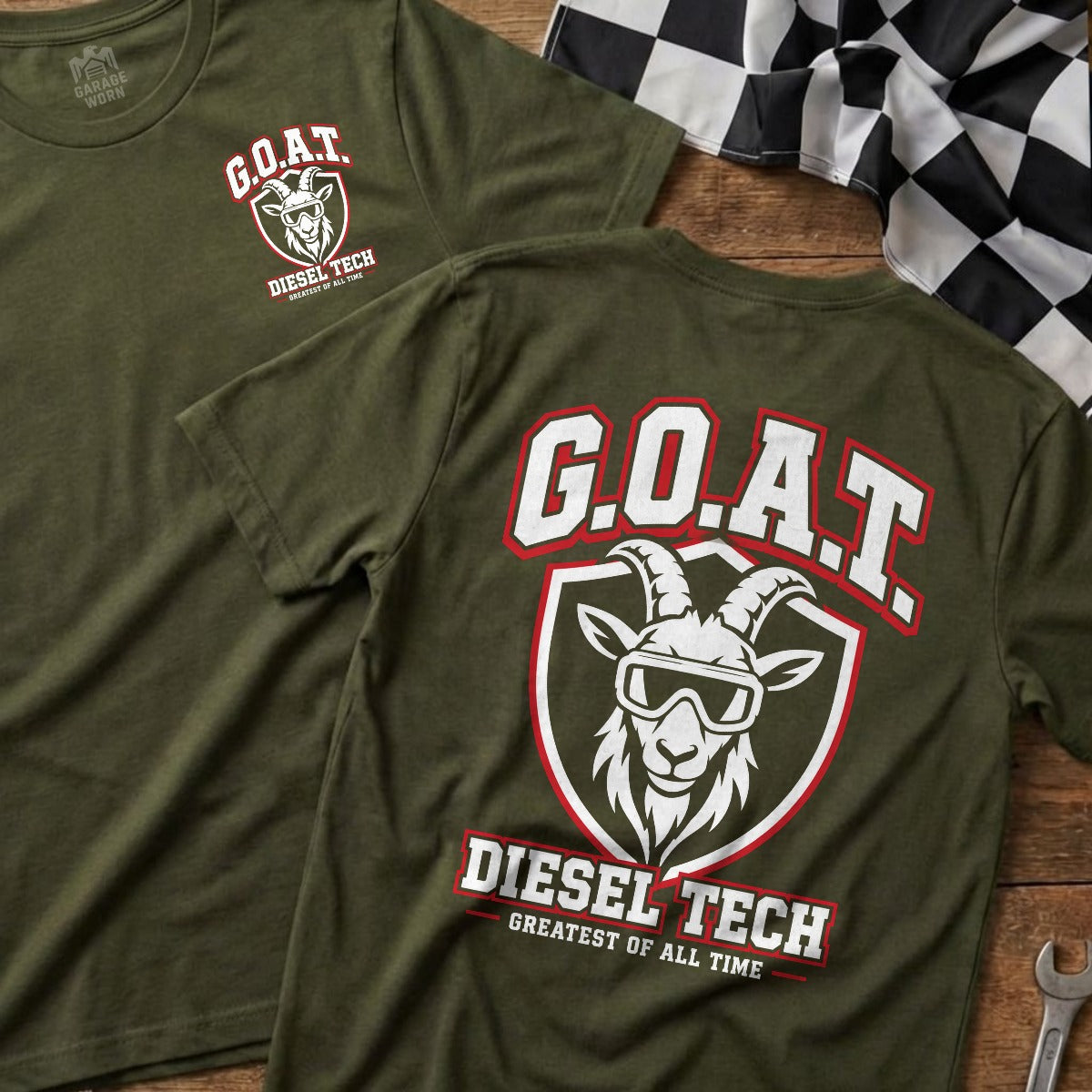 Military Green | Front & Back