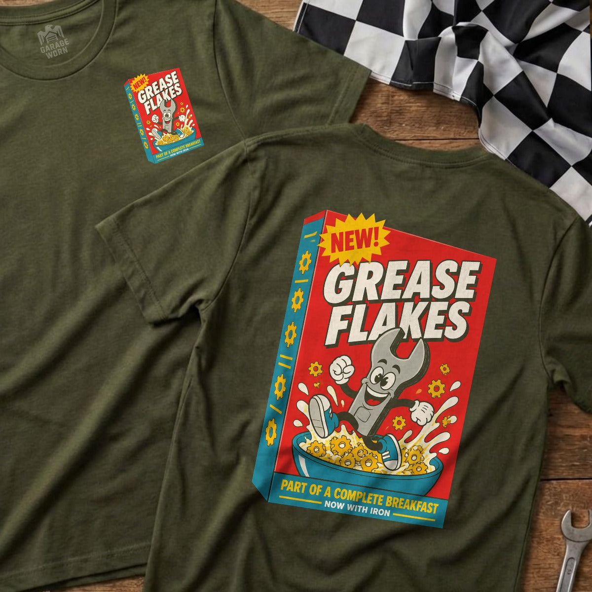 Military Green | Front & Back
