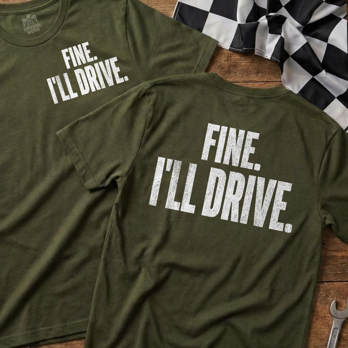 Military Green | Front & Back