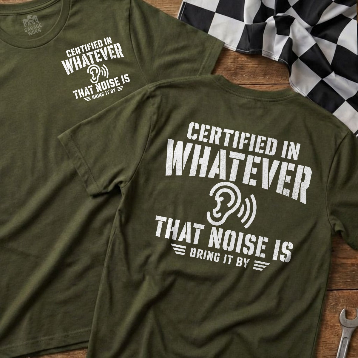 Military Green | Front & Back