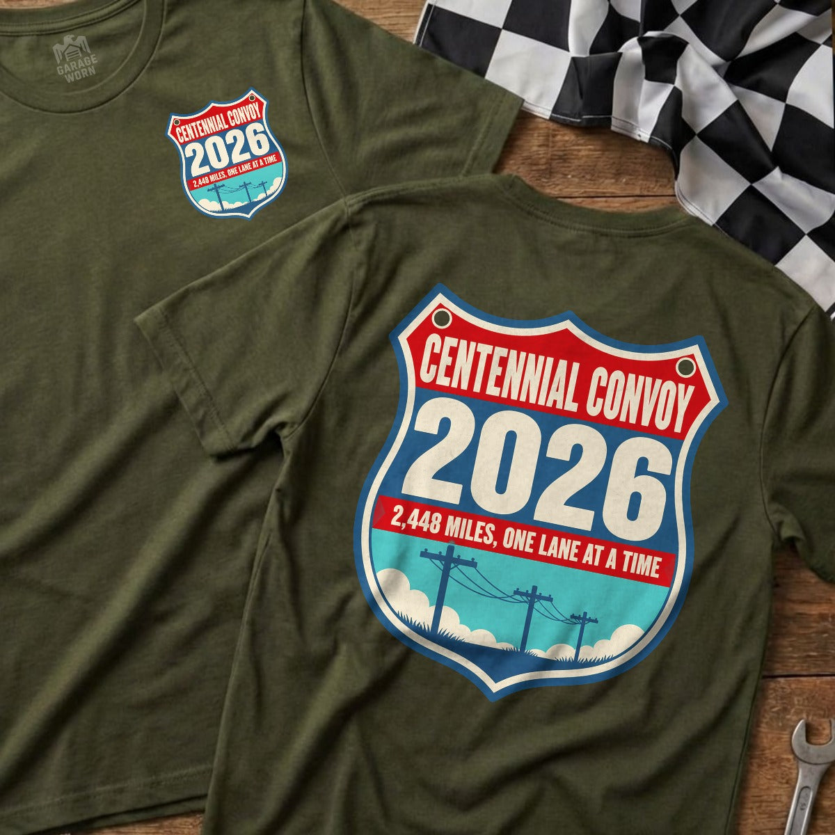 Military Green | Front & Back