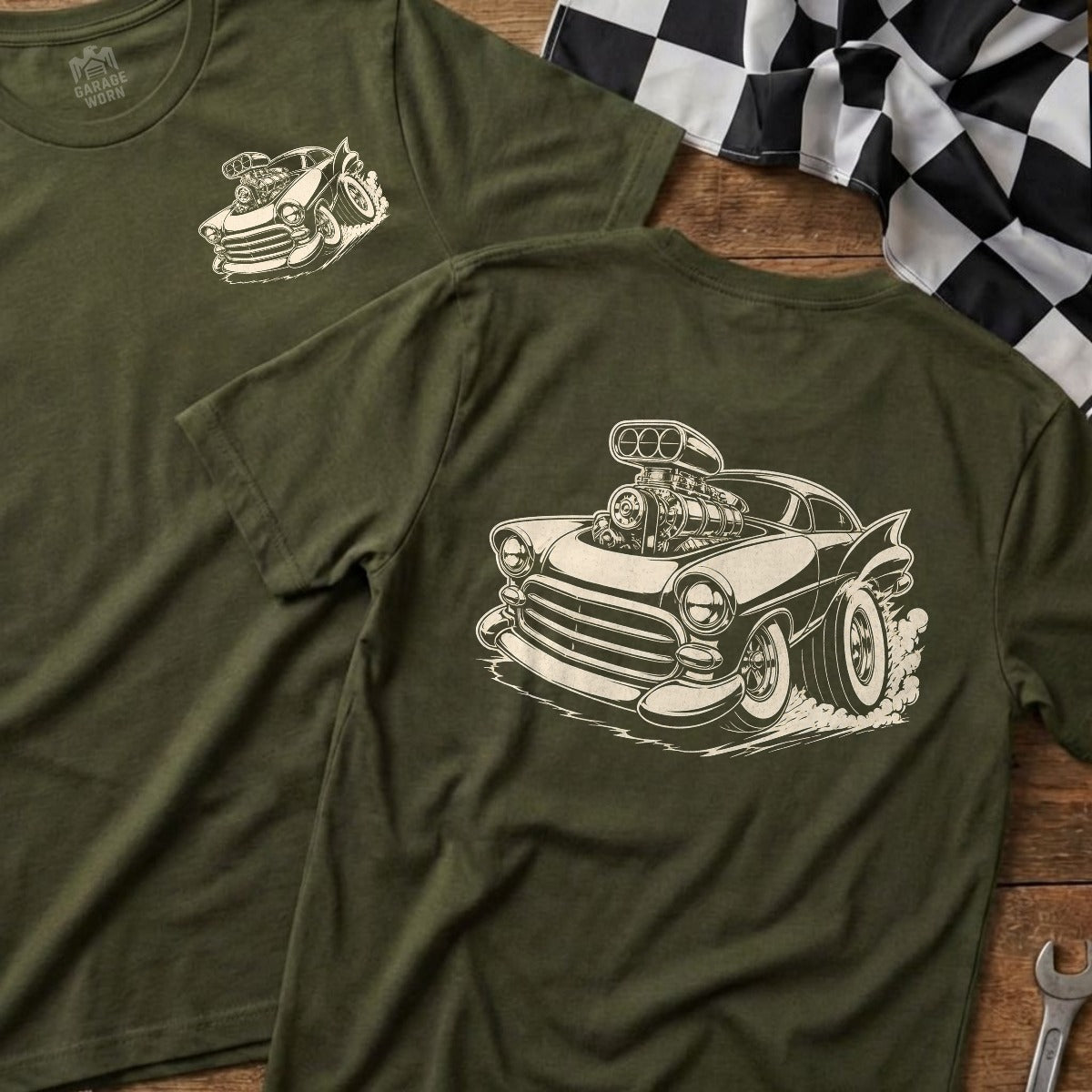 Military Green | Front & Back
