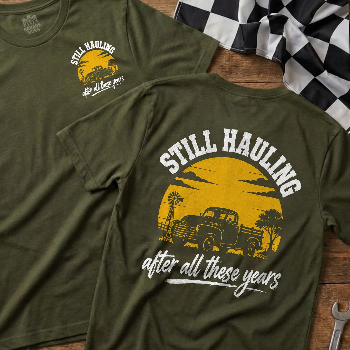 Military Green | Front & Back