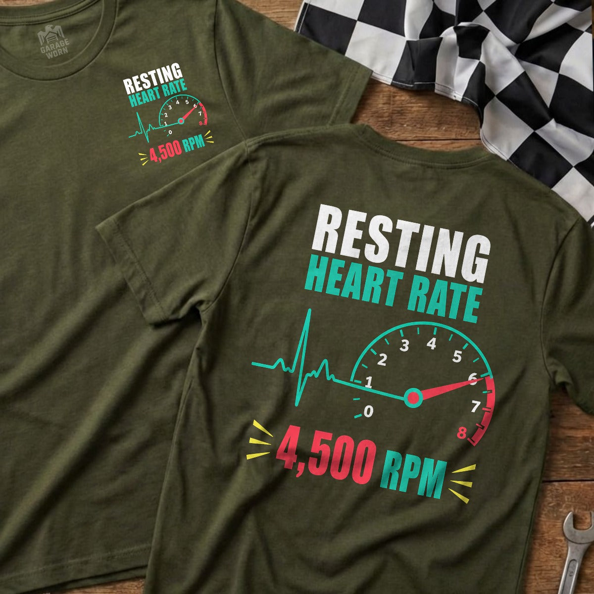 Military Green | Front & Back